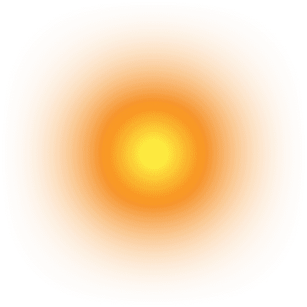 light glow behind the picture